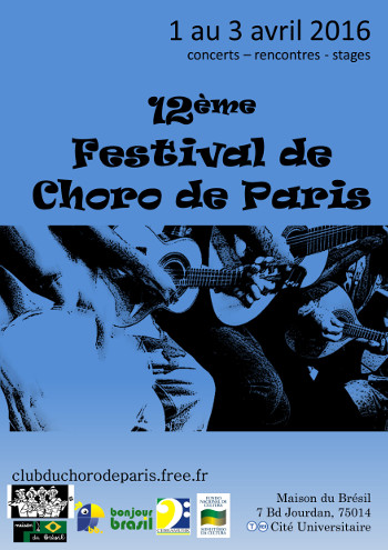 Affiche Festival de choro 2016